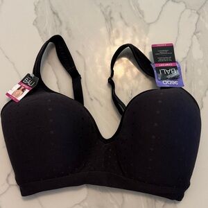 Bali Black Wireless Comfort Bra-36DD